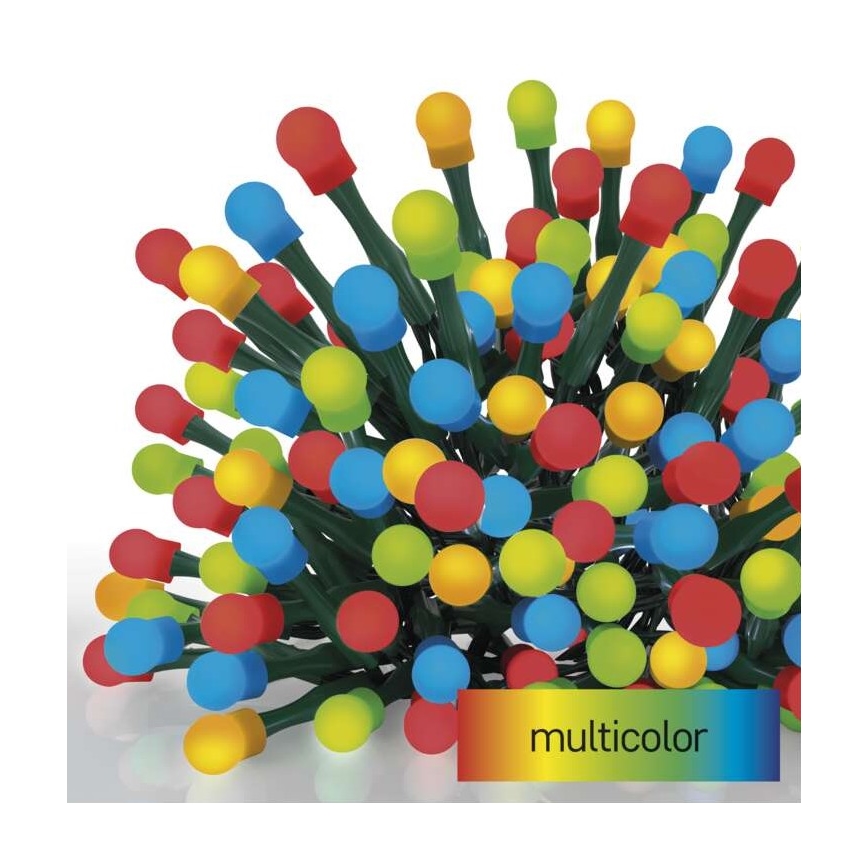 Catena luminosa natalizia da esterno 480 LED/53 m IP44 multicolore