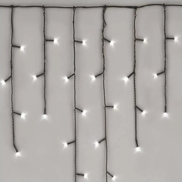 Catena luminosa natalizia da esterno a LED 100xLED/2,5x0,9m IP44 bianco freddo