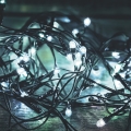 Catena luminosa natalizia LED per esterni, 1000 LED/230 V, 8 funzioni, 75 m, IP44, bianco freddo