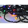 Catena luminosa natalizia LED per esterni 100xLED/8 funzioni IP44 13m multicolore