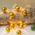 Catena natalizia LED 10xLED/2xAA/bianco caldo 1,8m jingle bells