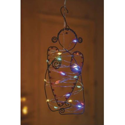 Catena natalizia LED 20xLED/2,4m multicolore