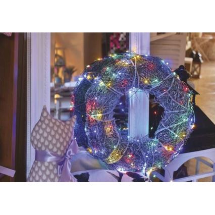 Catena natalizia LED da esterno 75xLED/12,5m IP44 multicolore
