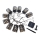 Catena solare LED 10xE12/3,65m IP44 bianco caldo