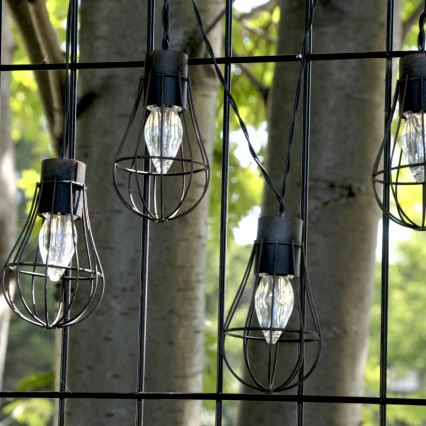 Catena solare LED per esterni 10xLED/1xAAA 3,8 m IP44