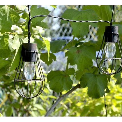Catena solare LED per esterni 10xLED/1xAAA 3,8 m IP44