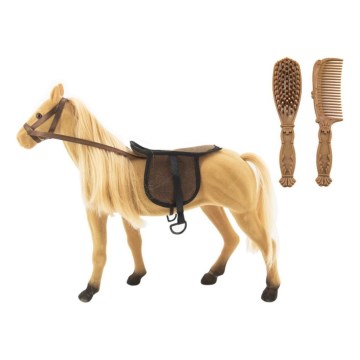 Cavallo per la toelettatura con accessori