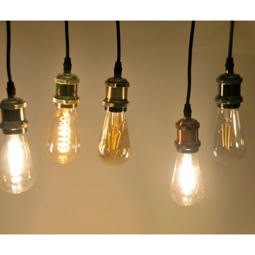 Cavo di alimentazione 1xE27/20W/230V cromo lucido