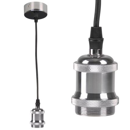 Cavo di alimentazione 1xE27/20W/230V cromo lucido