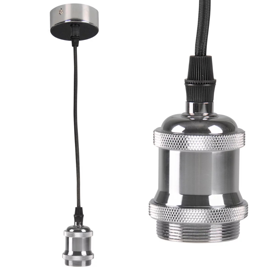 Cavo di alimentazione 1xE27/20W/230V cromo lucido