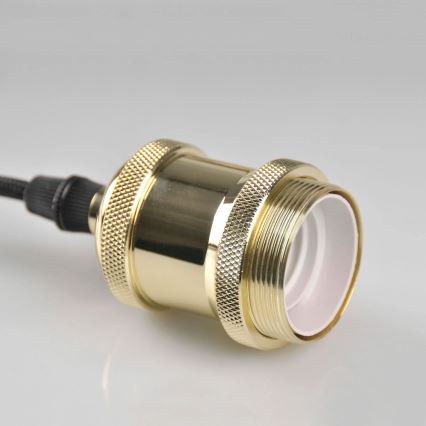 Cavo di alimentazione 1xE27/20W/230V oro