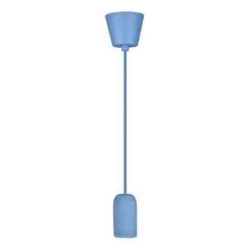 Cavo di alimentazione 1xE27/60W/230V calcestruzzo/blu