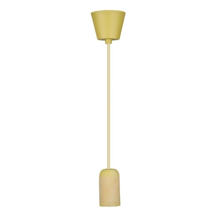 Cavo di alimentazione 1xE27/60W/230V calcestruzzo/giallo