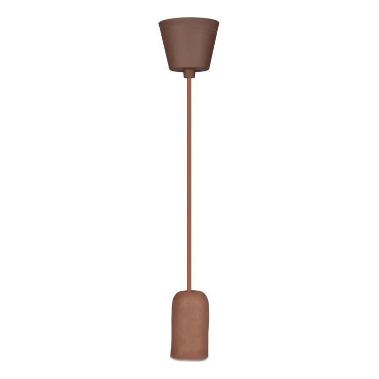 Cavo di alimentazione 1xE27/60W/230V calcestruzzo/marrone