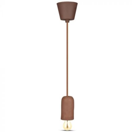 Cavo di alimentazione 1xE27/60W/230V calcestruzzo/marrone