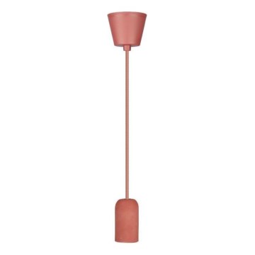 Cavo di alimentazione 1xE27/60W/230V calcestruzzo/rosso