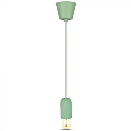 Cavo di alimentazione 1xE27/60W/230V calcestruzzo/verde