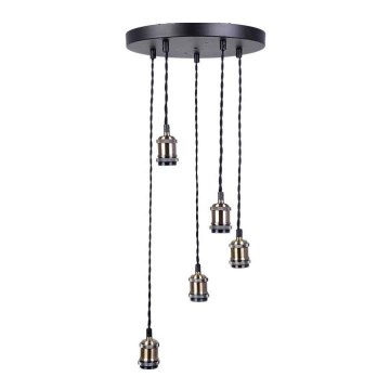 Cavo di alimentazione 5xE27/60W/230V bronzo