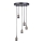 Cavo di alimentazione 5xE27/60W/230V bronzo