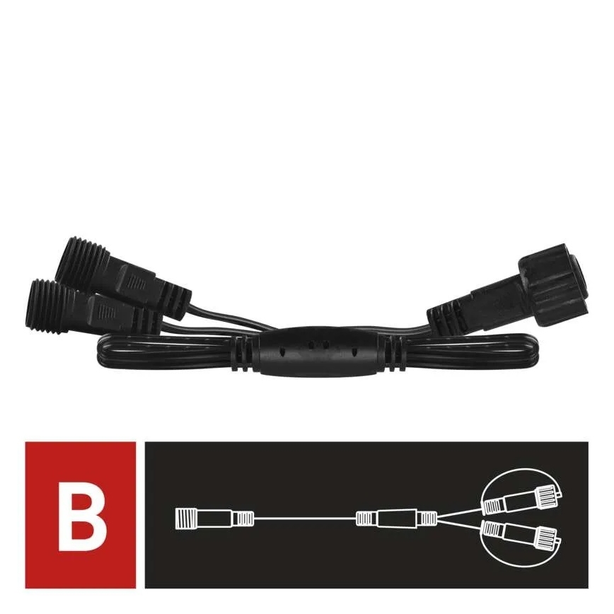 Cavo di derivazione esterno per catene di collegamento, 0,5 m, IP44