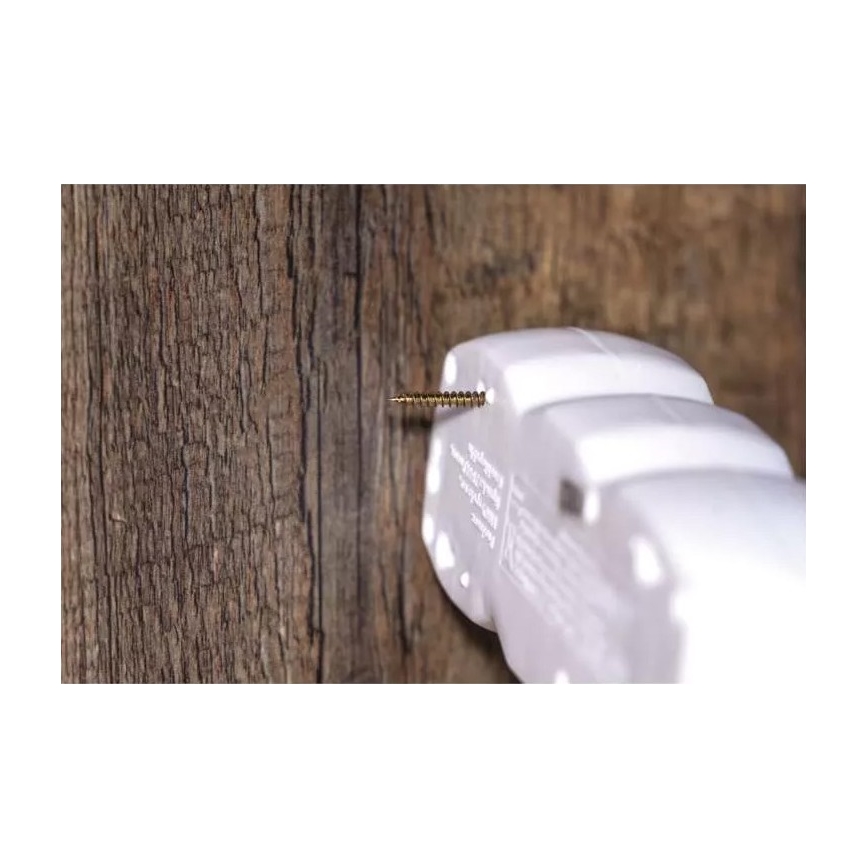 Cavo di prolunga con interruttore 6Z 3m bianco