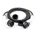 Cavo di ricarica per veicoli elettrici Tipo 2, 5 m, 7,4 kW, 32 A, IP54, nero