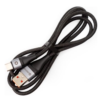 Cavo USB intrecciato USB-A / USB-C connettore 18W 1m nero