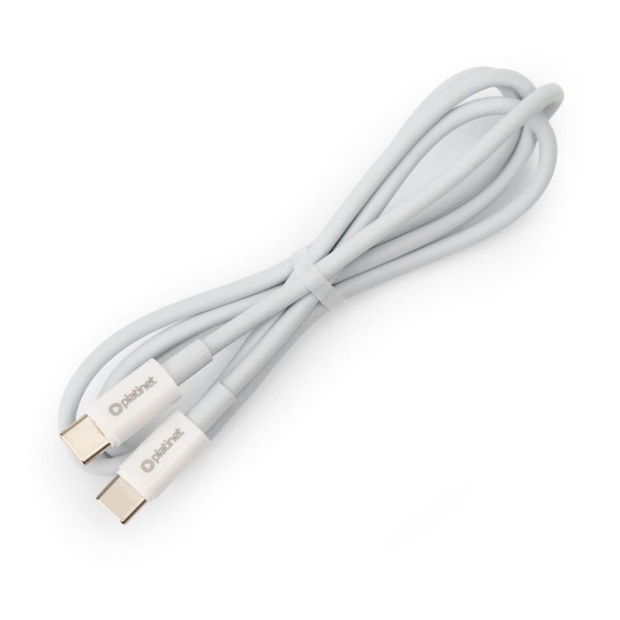 Cavo USB USB-C / USB-C connettore 60W 1m bianco