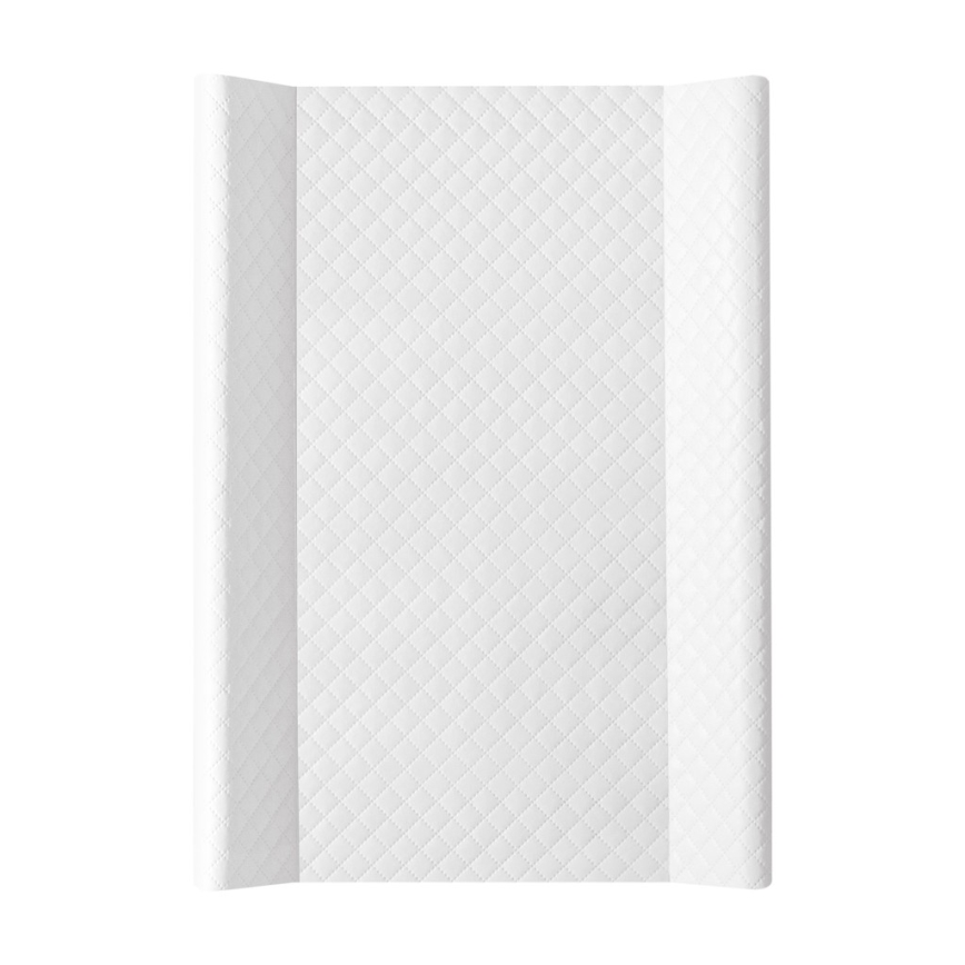 CebaBaby - Matelas à langer avec planche fixe bilatérale COMFORT 50x70 cm blanc