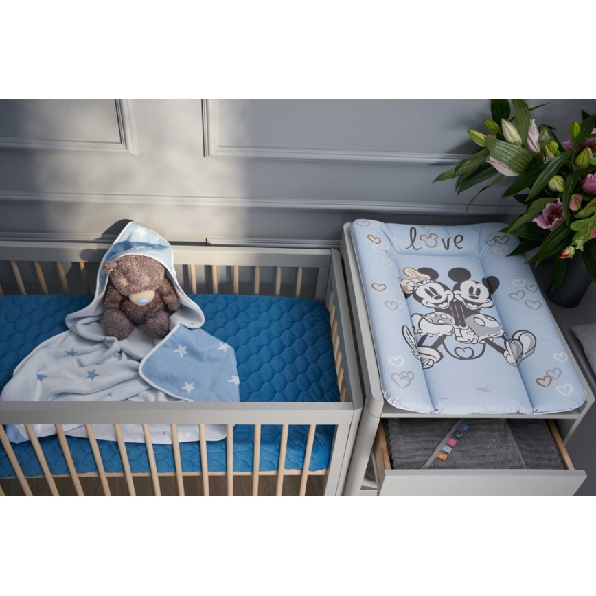 CebaBaby - Matelas à langer triangulaire DISNEY 50x70 cm bleu