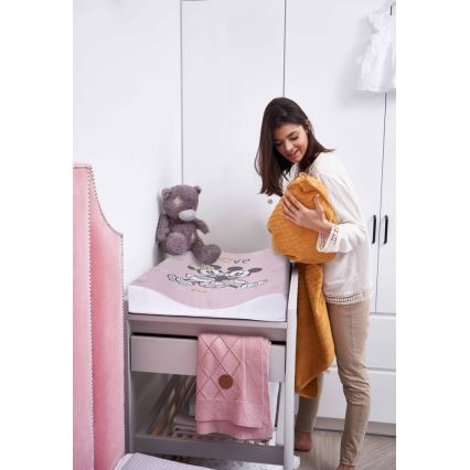 CebaBaby - Materassino fasciatoio bilaterale COZY DISNEY 50x70 cm rosa