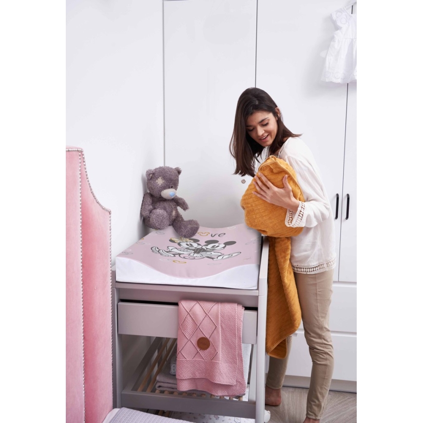 CebaBaby - Materassino fasciatoio bilaterale COZY DISNEY 50x70 cm rosa