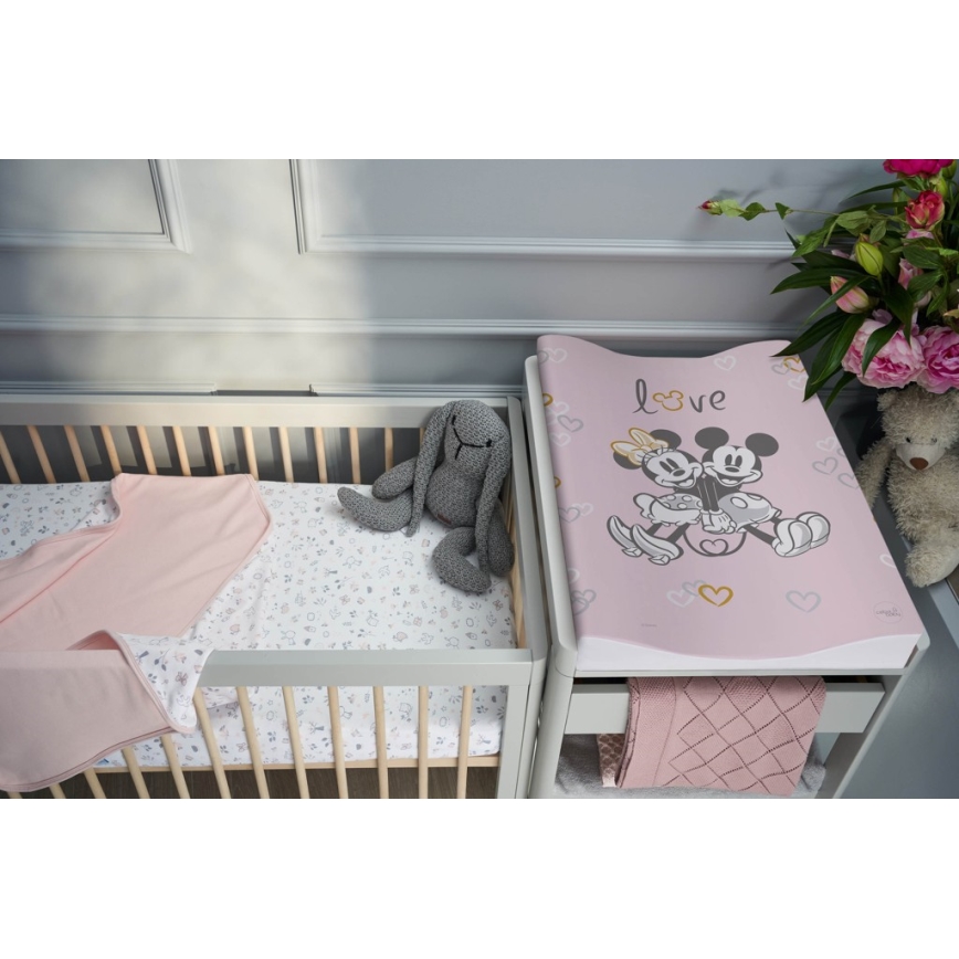 CebaBaby - Wickelauflage beidseitig COSY DISNEY 50x70 cm rosa