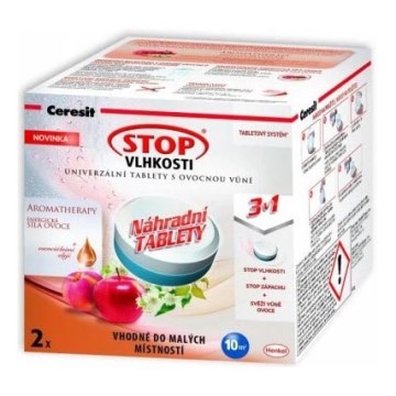Ceresit - Pastiglie per deumidificatore 2 in 1 PEARL 2x 300 g frutti energizzanti