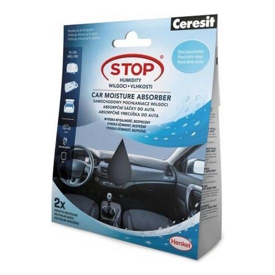 Ceresit - Sacchetti assorbenti per auto 2x 50 g neutri