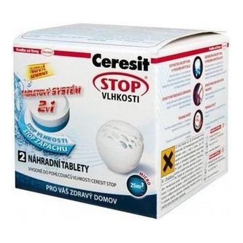 Ceresit - Tabletten für Luftentfeuchter 2-in-1 PEARL 2x 300 g neutral
