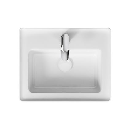 Cersanit K114-005 - Aufsatzwaschbecken CREA 40x50,5 cm Keramik/glänzendes Weiß