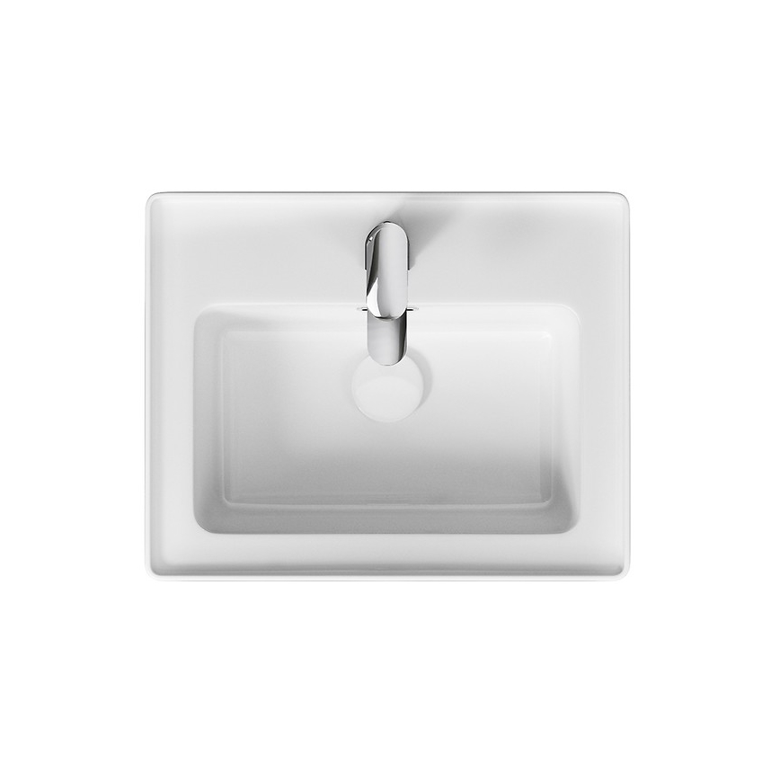 Cersanit K114-005 - Lavabo à poser sur plan/suspendu CREA 40x50,5 cm céramique/blanc brillant