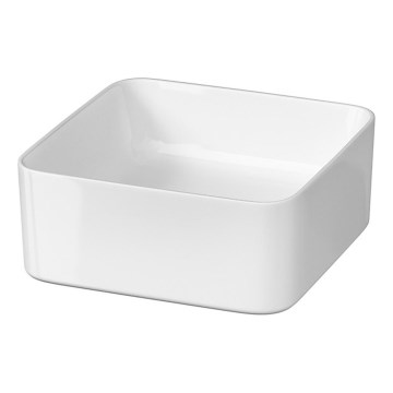 Cersanit K114-007-ECO - Lavabo da appoggio CREA 35x35 cm, in ceramica, bianco lucido