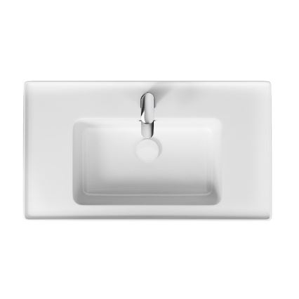 Cersanit K114-017 - Aufsatz-/wandhängendes Waschbecken CREA 44,5x80,5 cm Keramik/glänzend weiß