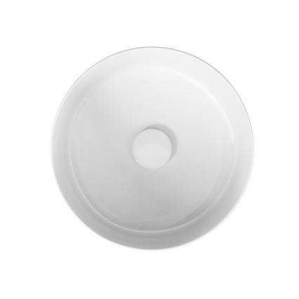 Cersanit K114-020 - Aufsatzwaschbecken CREA Ø 38 cm Keramik/glänzendes Weiß