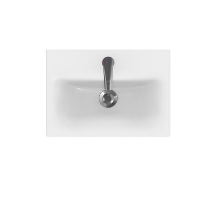 Cersanit K116-008 - Lavabo à poser/à suspendre MODUO SLIM 35x50 cm céramique/blanc brillant