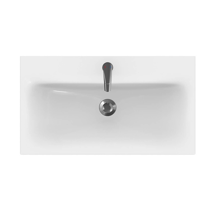 Cersanit K116-013 - Unterbauwaschbecken MODUO 45x80 cm Keramik/glänzendes Weiß