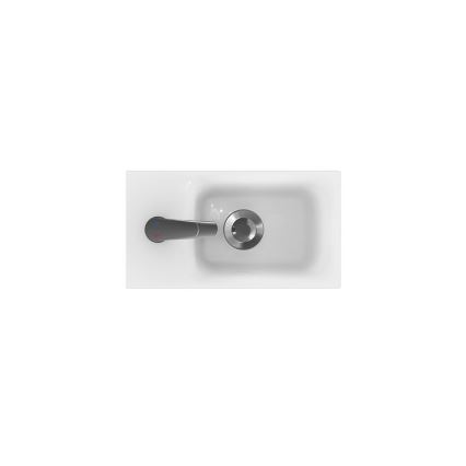 Cersanit K116-016 - Einbauwaschbecken MODUO 22 x 40 cm Keramik / glänzend weiß