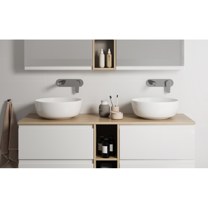 Cersanit K116-048-ECO - Vasque à poser MODUO Ø 40 cm, céramique, blanc brillant