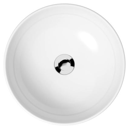 Cersanit K116-048 - Lavabo da appoggio MODUO diam. 40 cm ceramica/bianco lucido