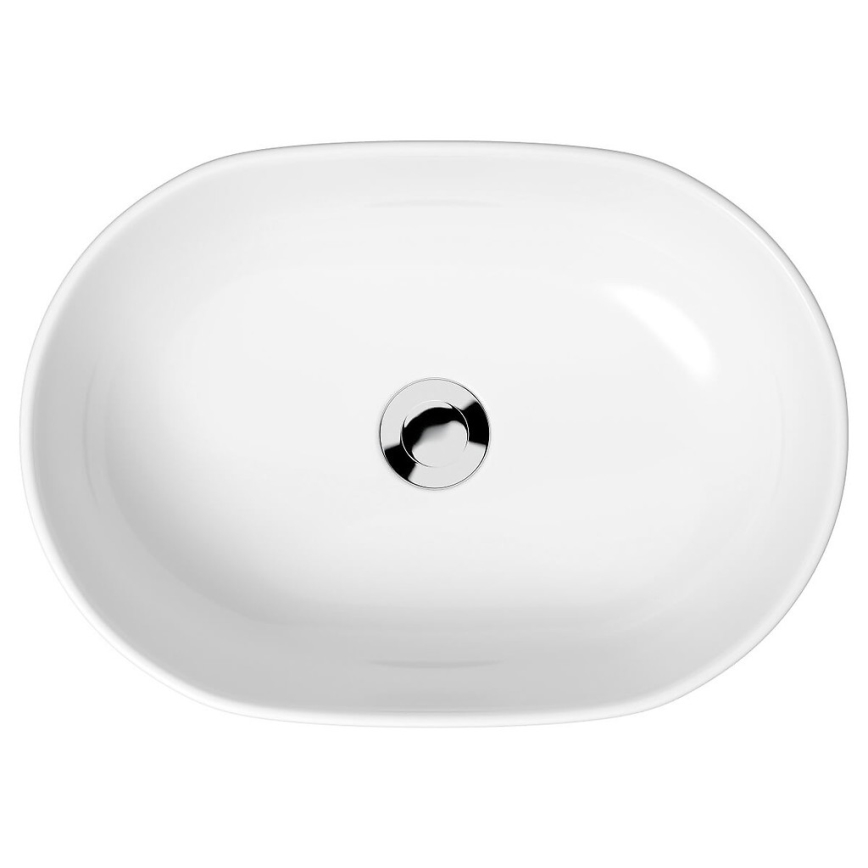 Cersanit K116-049 - Lavabo à poser MODUO 35,5x50 cm céramique/blanc brillant