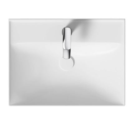 Cersanit K120-009 - Lavabo à encastrer LARGA 45,5x60,5 cm céramique/blanc brillant