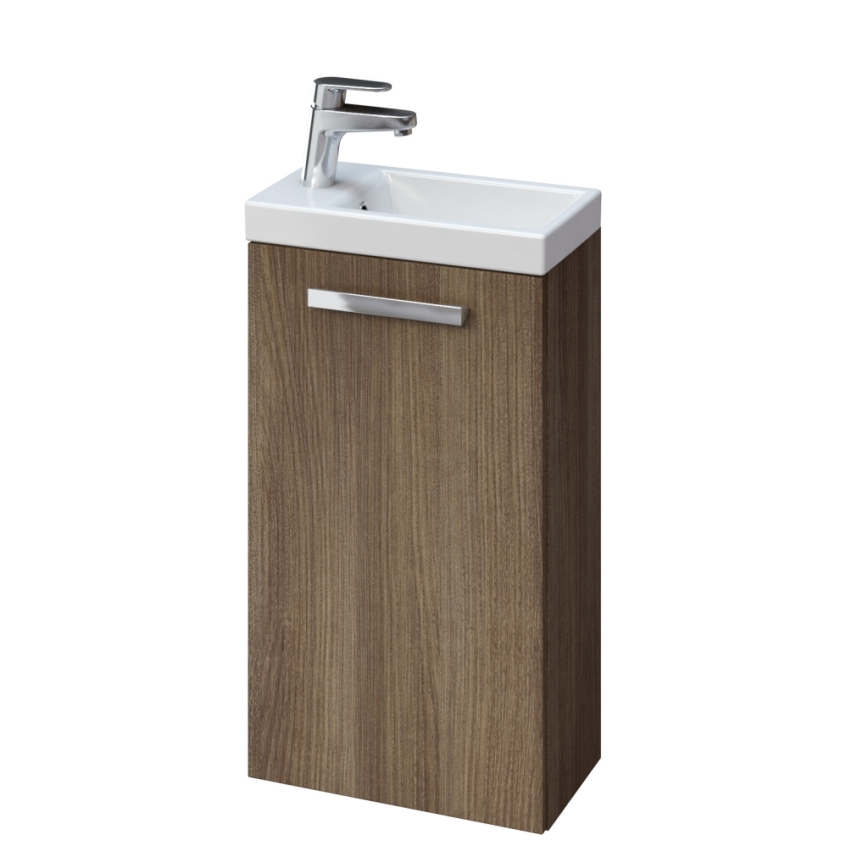 Cersanit K32-001-BOX - Aufsatz-/Wandwaschbecken COMO 22x40 cm Keramik/glänzend weiß