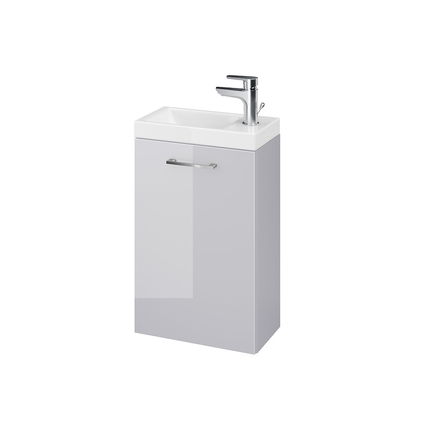 Cersanit K32-001-BOX - Aufsatz-/Wandwaschbecken COMO 22x40 cm Keramik/glänzend weiß